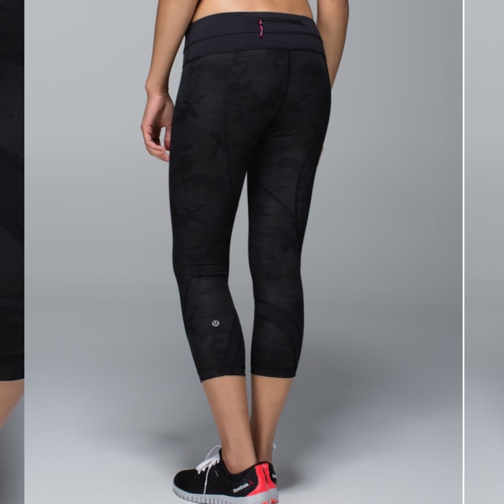 Lululemon Run: Inspire Crop II, Savasana Camo